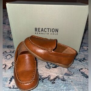 Kenneth Cole Reaction Toddler's Brown Leather Slip-On Loafers